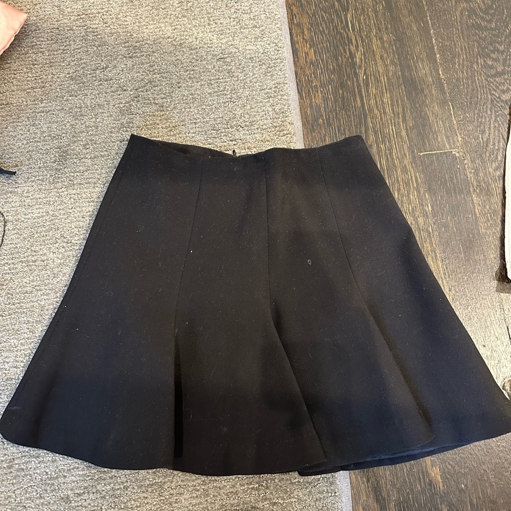 Zara basic black skirt